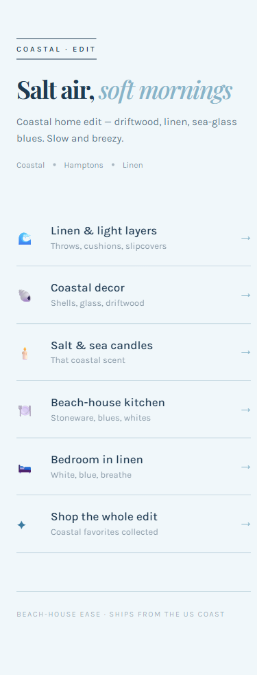 Coastal Calm