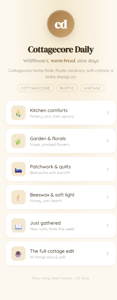 Cottagecore Daily
