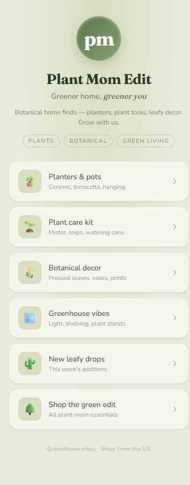 Plant Mom Edit