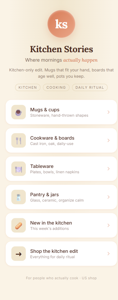 Kitchen Stories